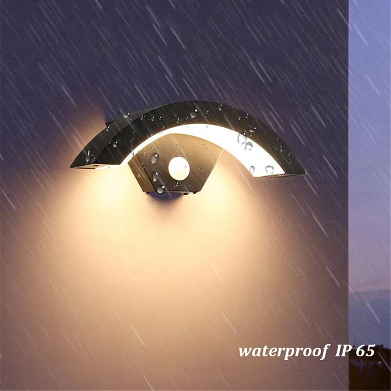 (image for) 9W Arc Shape Tuya WiFi Wall Light RGBW Color Change and Dimming Works with Smart Life APP Google Home and Alexa Voice Control